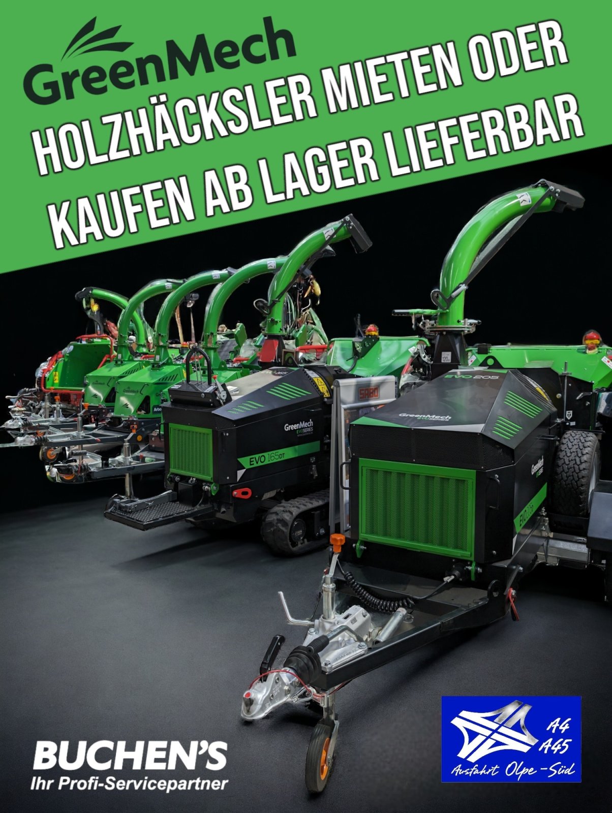 Holzhacker & Holzhäcksler типа GreenMech ECO TMP 150, Neumaschine в Olpe (Фотография 2)