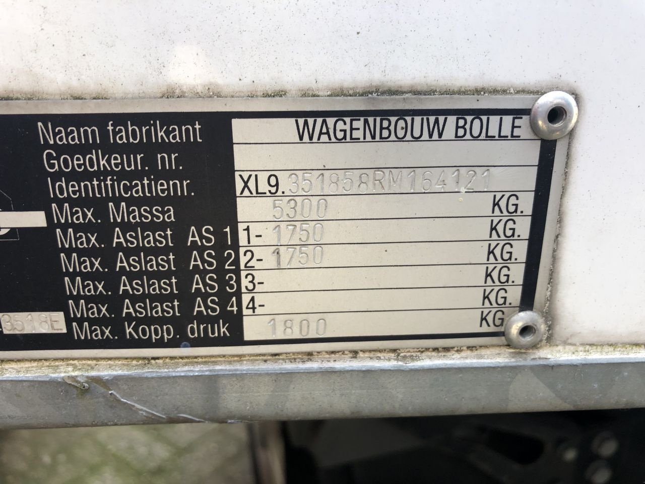 PKW-Anhänger типа Sonstige Fifth Wheel 5.3 T Fifth Wheel 5.3 T Bolle wagenbouw, Gebrauchtmaschine в Putten (Фотография 7)