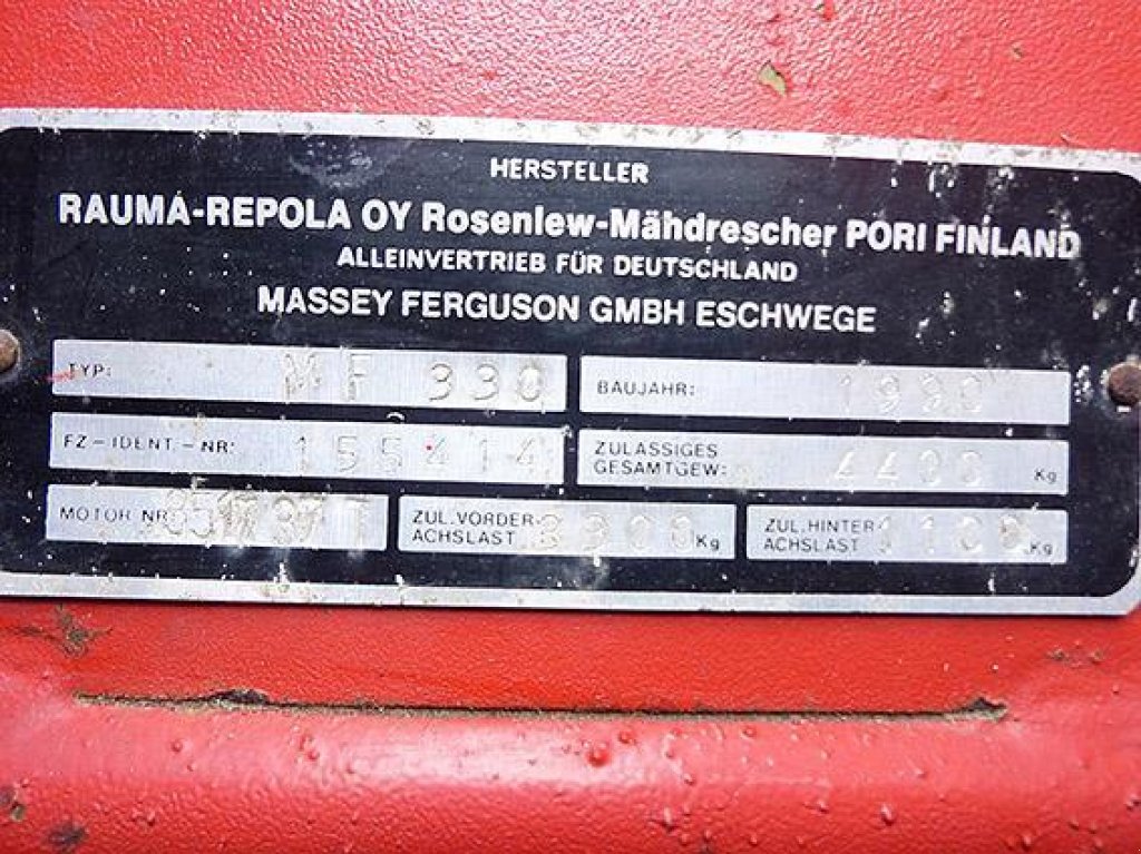 Oldtimer-Mähdrescher типа Massey Ferguson 16, Neumaschine в Рівне (Фотография 9)
