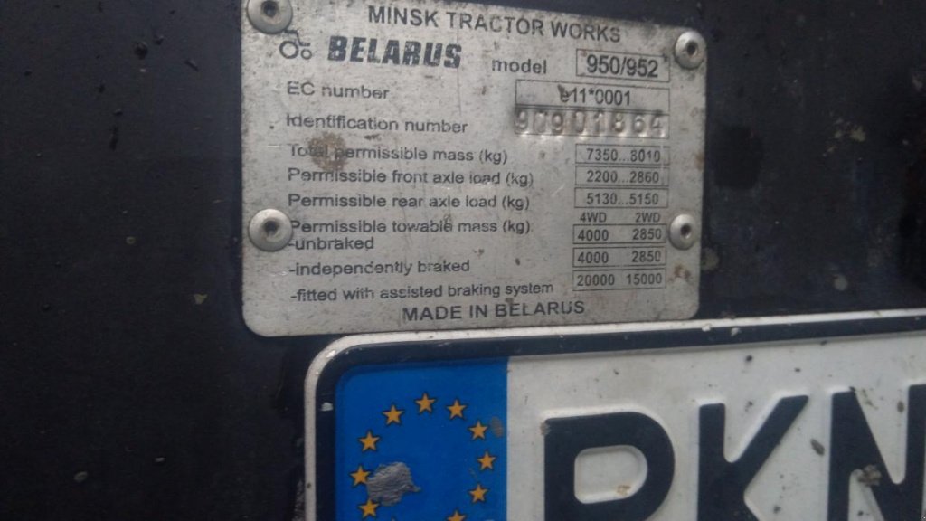 Oldtimer-Traktor типа Belarus Беларус-952, Neumaschine в Здолбунів (Фотография 8)
