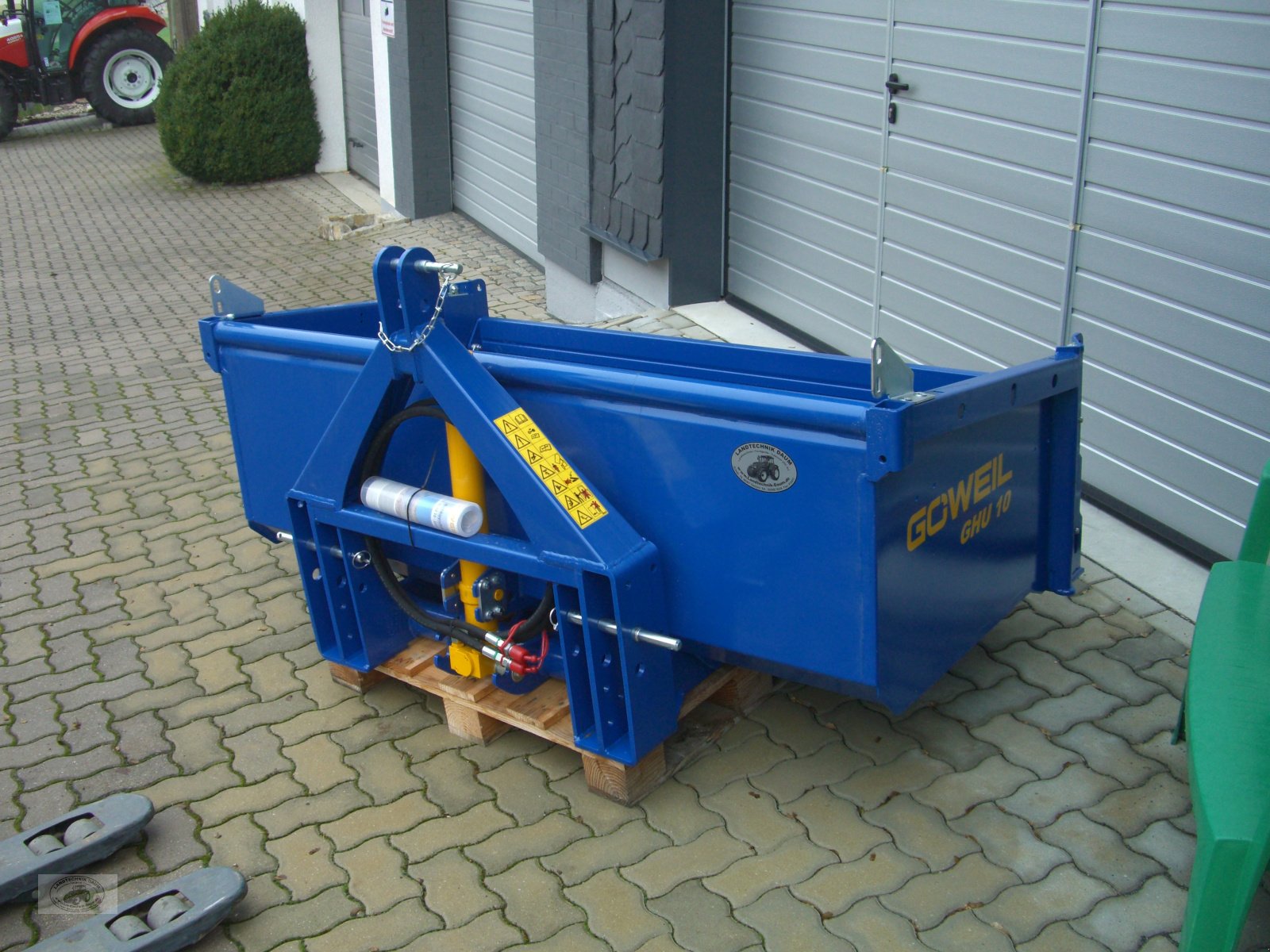 Heckcontainer типа Göweil "GHU10-2000" 2,12m Breit, DW, Blau, Hochkippschaufel *NEU*, Neumaschine в Tschirn (Фотография 2)