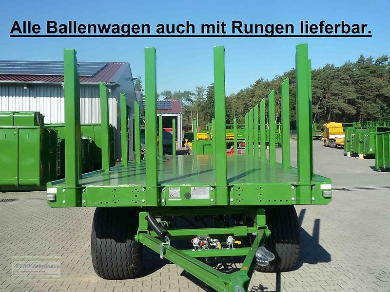 Ballentransportwagen типа PRONAR 3-achs Ballenwagen Strohwagen TO 26 M einschl.  hydr. Ladungssicherung, 18 to, NEU, Neumaschine в Itterbeck (Фотография 29)
